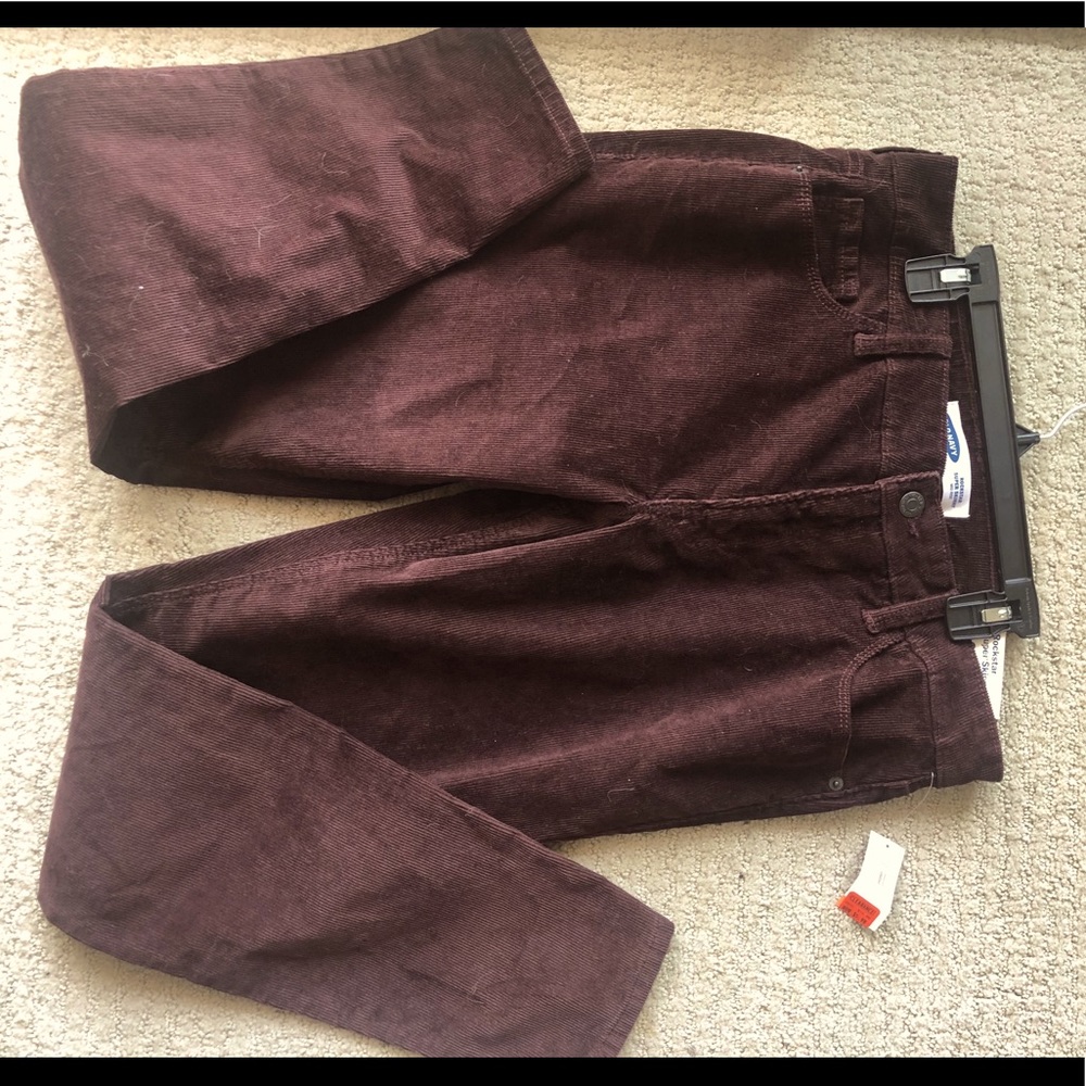Corduroy Maroon Pants ❤️